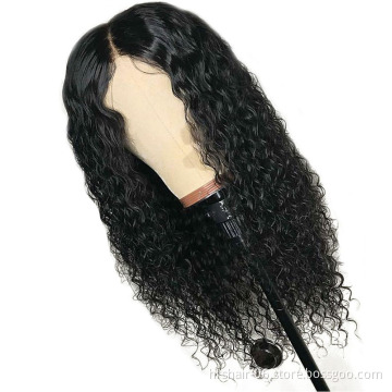 Wholesale 100% Brazilian Human Hair Hd Transparent Swiss Full Lace Wig,Curly Cuticle Aligned Lace Front Wig,360 Lace Frontal Wig